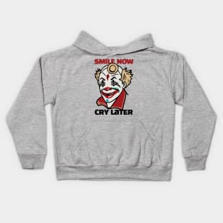 Vintage Smilling Clown Kids Hoodie